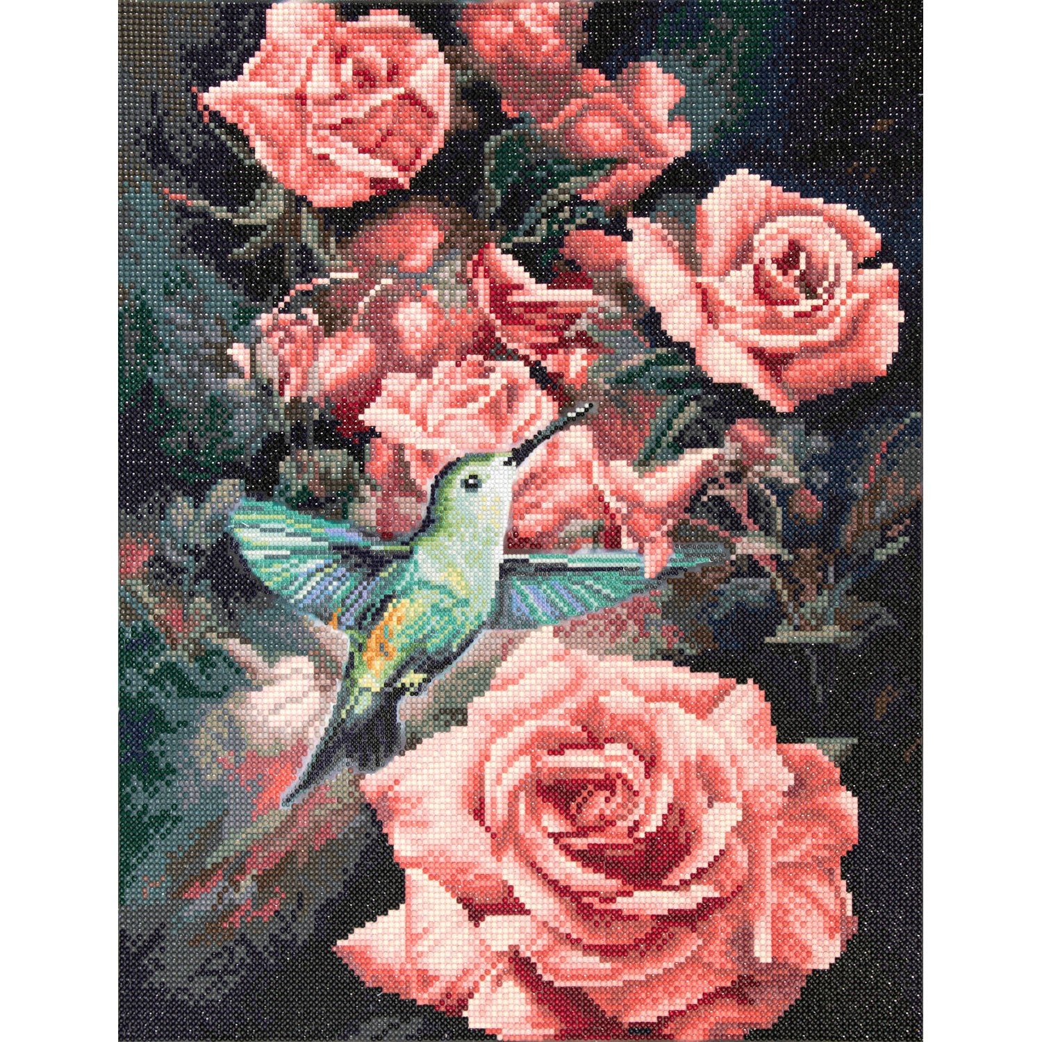 Diamond Dotz MASTERCLASS Roses & Hummingbird